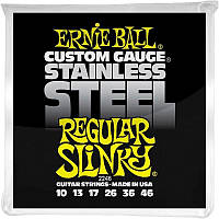 Струны для электрогитары 6 шт Ernie Ball 2246 Regular Slinky Stainless Steel 10 46 FT, код: 2660044