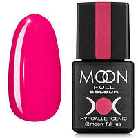 Moon Full Гель-лак для ногтей Color Gel Polish №123 (розовый амарантовый, эмаль)