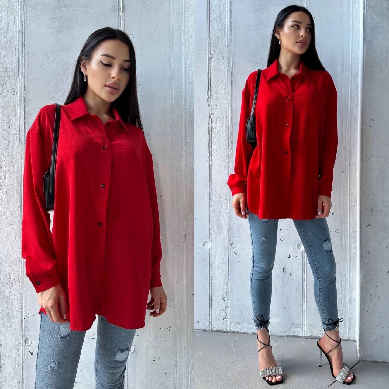 Жіноча класична сорочка, фото 1