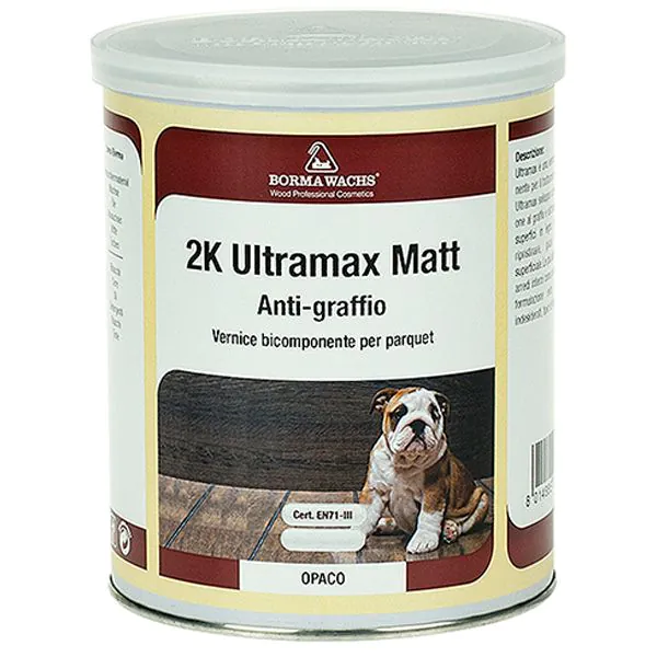 Лак 2К для інтер'єру Borma Wachs ULTRAMAX MATT 2K, 6 л матовий