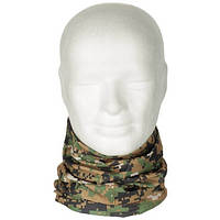 Баф камуфляжный MFH Neck Gaiter Digital Woodland ll