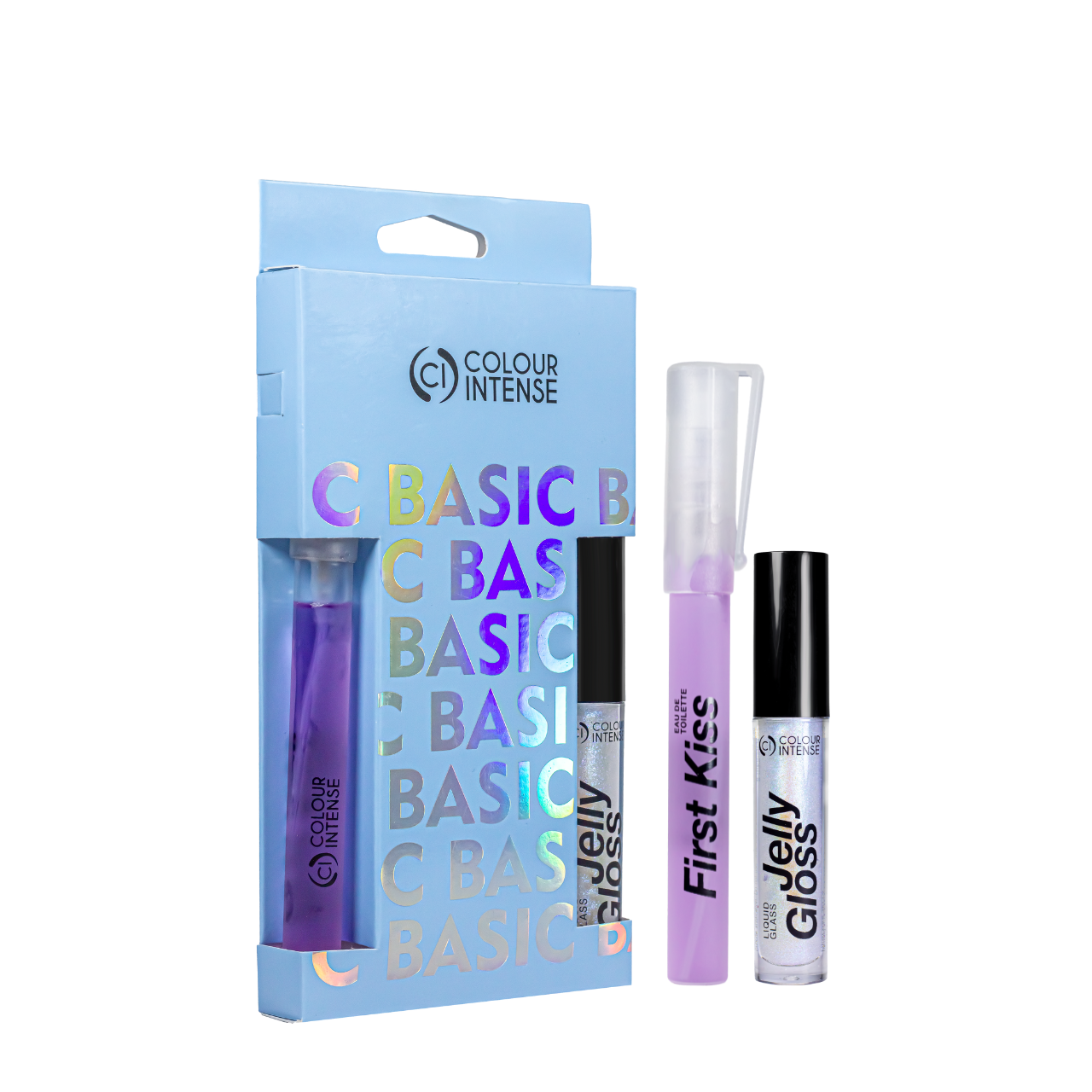 Набір декоративної косметики для жінок Colour Intense Basic Set блиск для губ та туалетна вода, фото 1