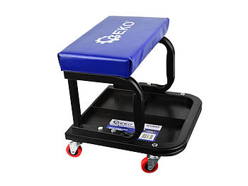 Стілець автослюсаря з інструментальною полицею GEKO G10825