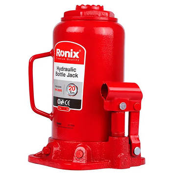 Домкрат гідравлічний 20 т пляшковий Ronix RH-4906 — MiniLavka