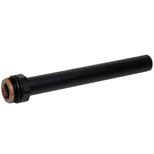 Трубка під'єднання сантехнічних приладів 15 х 1/2" BLACK MATTE Carlo Poletti Srl