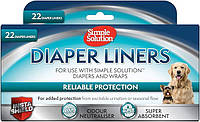 Гигиенические прокладки для животных Simple Solution Disposable Diaper Liners 22шт (B07MQWVV8R) 3045