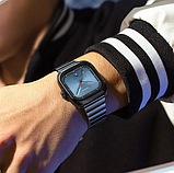 Стрілковий кварцовий якісний годинник з металевим браслетом, фото 5
