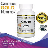 California Gold Nutrition, коэнзим Q10, 100 мг, 120 растительных капсул