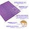 3D панель самоклеюча цегла Пурпурна 700х770х3мм (014-3) SW-00000863, фото 2
