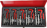 Набір для відновлення різі м5-м12 з комплектацією 131 предмет у металевому кейсі, фото 3