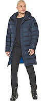 Чоловіча куртка синя зимова зі змійками з боків модель 51300 52 (XL) 56 (3XL)