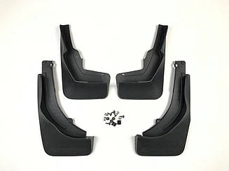 Бризковики Mercedes GLE W167 2019+ AMG обвес з підножками, (4шт.)