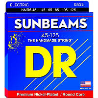 Струны для бас-гитары DR NMR5-45 Sunbeams Nickel Plated 5 String Medium Bass Strings 45 125 EV, код: 6556125