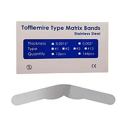 Матриці металеві контурні 144 шт, 12-10032 Jiangsu Tofflemire (форма 2, товщина 0,04 мм)