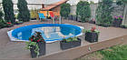 Збірний каркасний басейн Hobby Pool Milano (300 х 150 см), товщина плівки 0,6 мм, фото 11