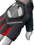Рукавички для фітнесу PowerPlay 2222 Чорні XL, фото 3