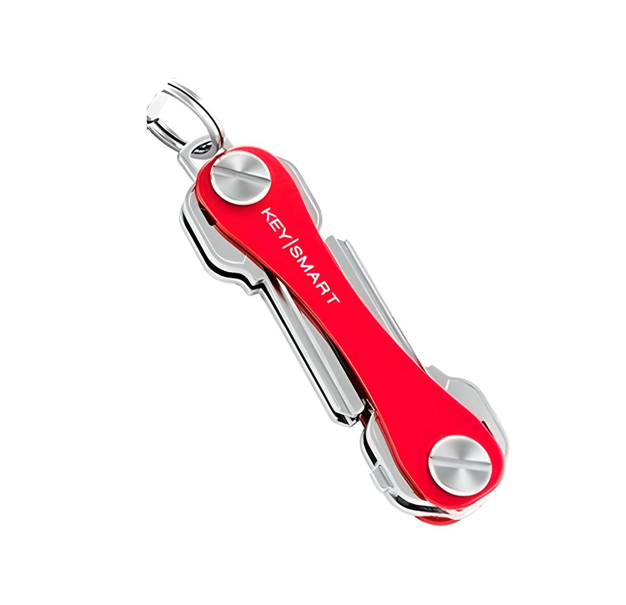 Брелок-ключниця компактний органайзер KeySmart вміщує до 8 ключів Red SC, код: 8151947