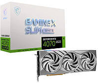 Відеокарта MSI RTX 4070 SUPER 12G GAMING X SLIM WHITE (RTX 4070 SUPER 12G GAMING X SLIM WHITE) (GDDR6X, 192