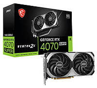 Відеокарта MSI RTX 4070 SUPER 12G VENTUS 2X OC (RTX 4070 SUPER 12G VENTUS 2X OC) (GDDR6X, 192 bit, PCI-E 4.0)