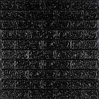 3D панель самоклеюча 700х770х5мм цегла Чорний (019-5) SW-00000151