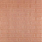 3D панель самоклеюча цегла Пудра 700х770х5мм SW-00001801