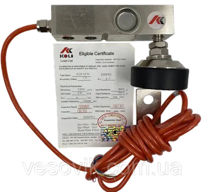 Тензодатчик Keli SQB-A 2.5t (якість OAP) 2500 кг, фото 1