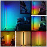 Підлогова кутова LED лампа RGB Magic 1 Bluetooth USB with app, фото 3