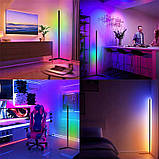 Підлогова кутова LED лампа RGB Magic 1 Bluetooth USB with app, фото 5