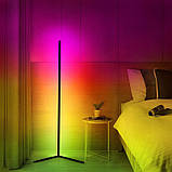 Підлогова кутова LED лампа RGB Magic 1 Bluetooth USB with app, фото 8