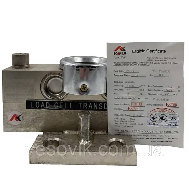 Тензодатчик KELI QS-A 5t Аналог Zemic HM9B 5000кг