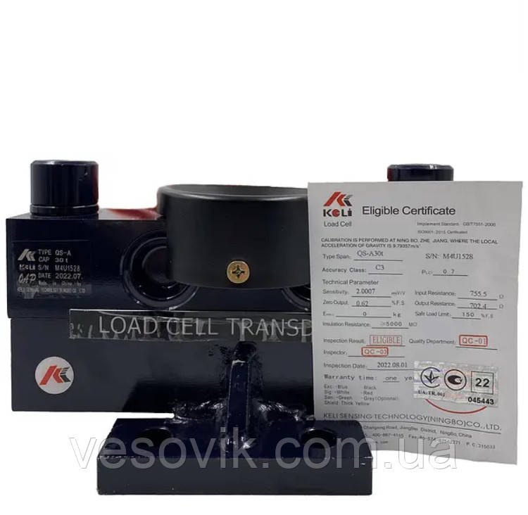 Тензодатчик KELI QS-A 30t Аналог Zemic HM9B 30000кг