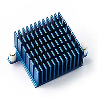 Радиатор для Odroid XU4 высокий 40x40x25 мм - синий