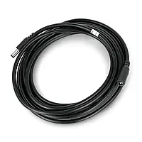 Удлинительный кабель постоянного тока 5,5/2,1 мм - male/female - 3 м - черный - Goobay 71399
