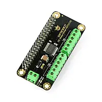 DC Motor Driver HAT V1.0 - Двухканальный драйвер для двигателей 12V / 1.2A - Щит для Raspberry Pi - DFRobot