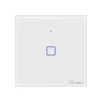 Sonoff T0EU1C-TX - Настенный сенсорный выключатель - WiFi - 1 канал