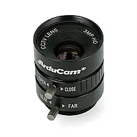 Об'єктив CS Mount 12 мм - ручне регулювання фокусу - для камери Raspberry Pi - ArduCam LN040