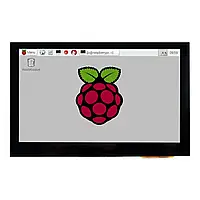 Емкостный сенсорный экран B LCD 4,3 &#039;IPS 800x480px HDMI + USB для Raspberry Pi 4B / 3B / 3B + Zero -