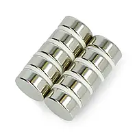 Круглый неодимовый магнит Calamit N35 / Ni 10x4mm - 10шт.