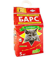 Наполнитель для кошачьего туалета Барс 3 Бентонитовый комкующий 5 кг (4820031330022) KT, код: 7998279