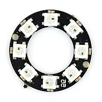Светодиодное кольцо RGB WS2812B 5050 x 8 светодиодов - 30 мм