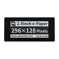 E-Paper E-Ink Touch Display - 2,9 &#039;&#039; 296x128px - SPI / I2C - черный и белый - для Raspberry Pi -