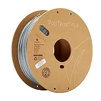 Филамент Polymaker PolyTerra PLA 1,75 мм, 1 кг - ископаемый серый