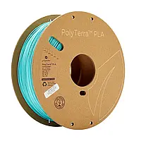 Нитка полімерна PolyTerra PLA 1,75 мм, 1 кг - Arctic Teal