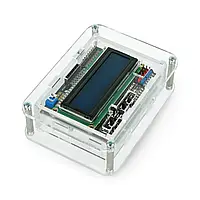 Корпус для Arduino Uno с LCD клавиатурой Shield v1.1 - прозрачный