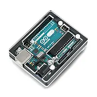 Корпус для Arduino Uno - тонкий черный и прозрачный