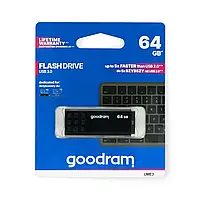 Флэш-накопитель GoodRam - USB 3.0 Pendrive - UME3 черный 64 ГБ