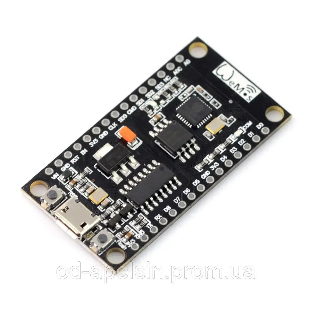 WiFi модуль ESP8266 Wemos NodeMCU V3 32 МБ - 11 GPIO, АЦП, ШІМ