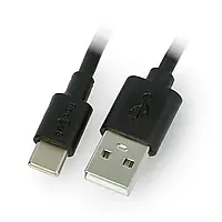 Goobay USB A 2.0 - USB C черный кабель - 2 м