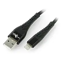 Кабель eXtreme Spider USB A - Lightning для iPhone / iPad / iPod 1,5 м - черный