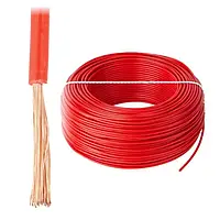 Монтажный кабель LgY 1x2,5 H07V-K - красный - рулон 100 м